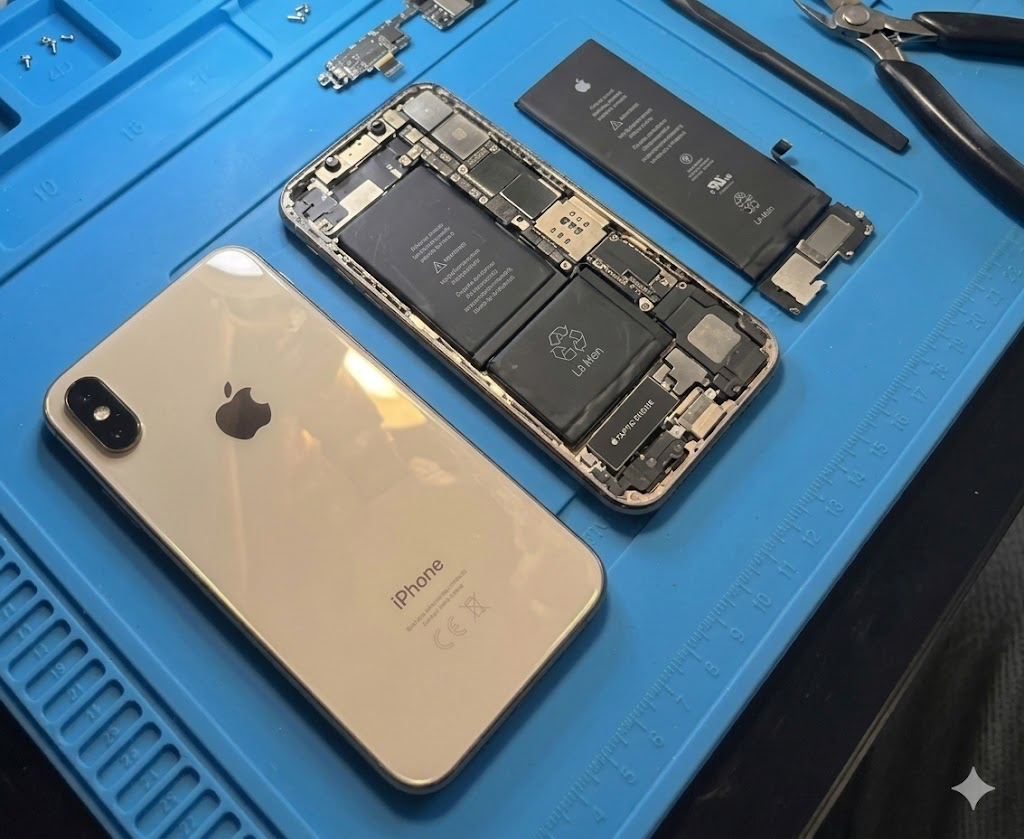 iPhone XS gold